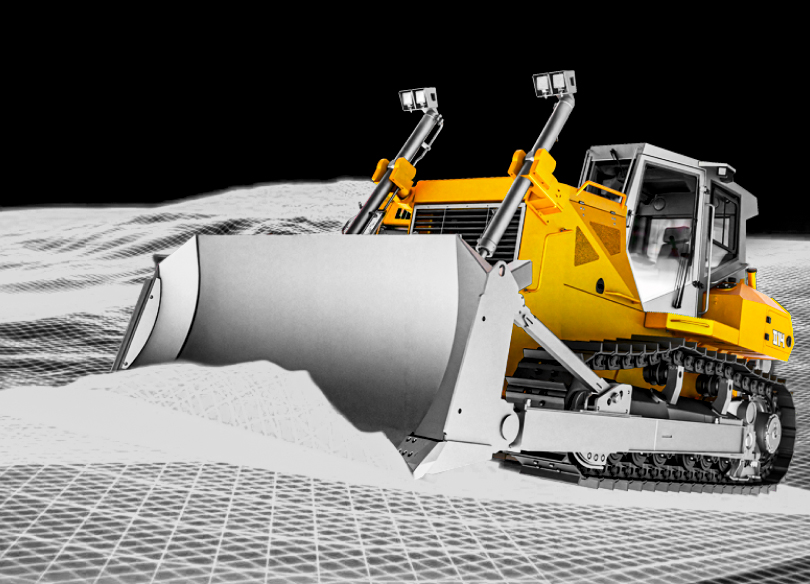 Система нивелирования отвала